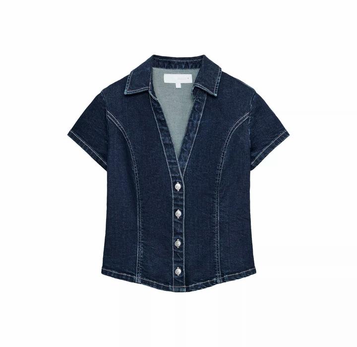 Джинсовая рубашка ZARA