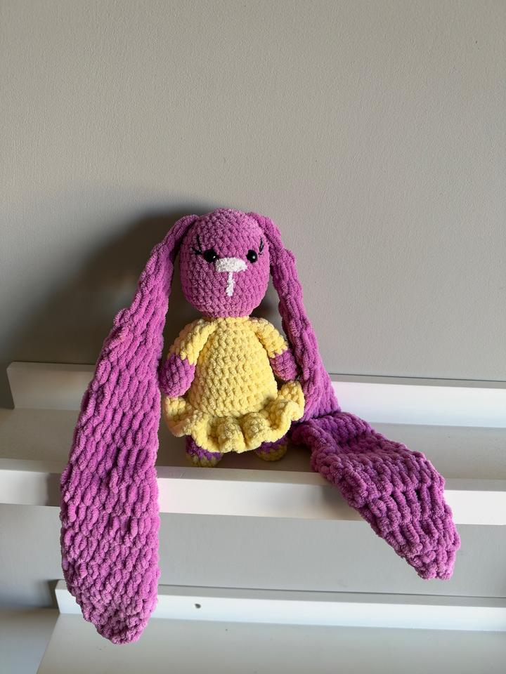 Handmade (ручная работа) Вязаная игрушка Зайка (ручная работа)