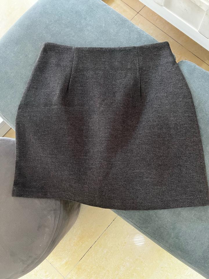 Юбка короткая из драпа