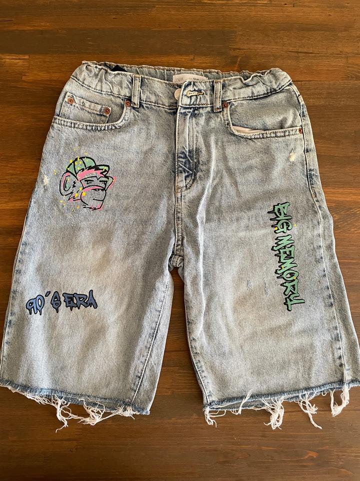Джинсовые шорты ZARA
