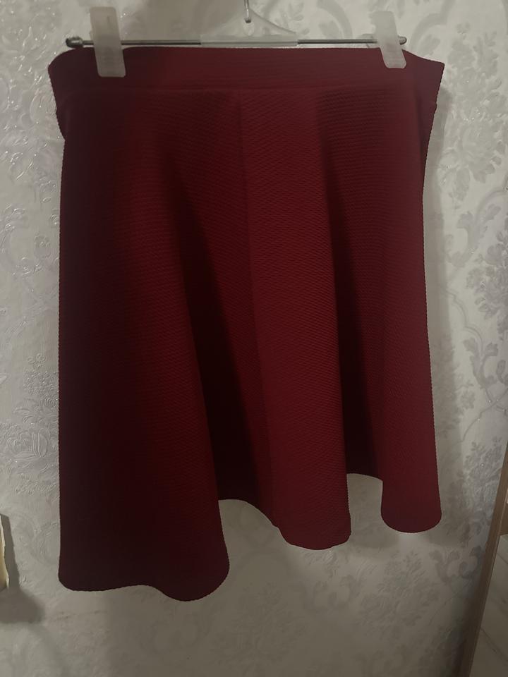 LCW CASUAL Бордовая юбка
