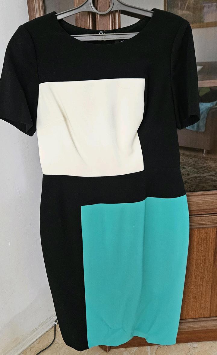 M&S Платье  футляр офисное на подкладе.