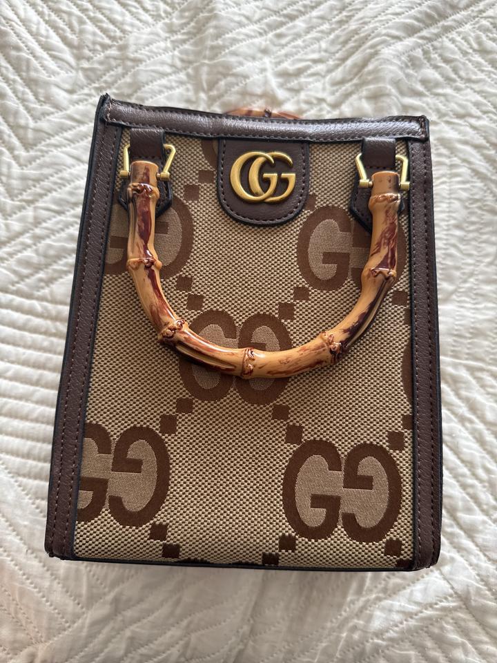 Сумка Gucci с бамбуковыми ручками