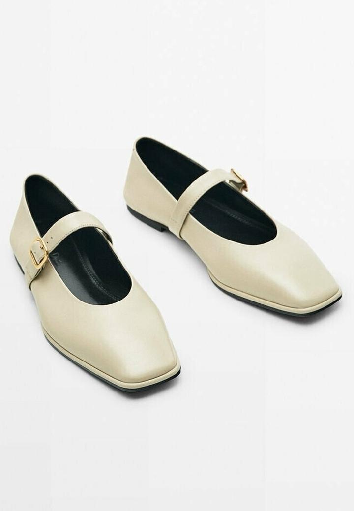 Балетки с ремешком Massimo Dutti