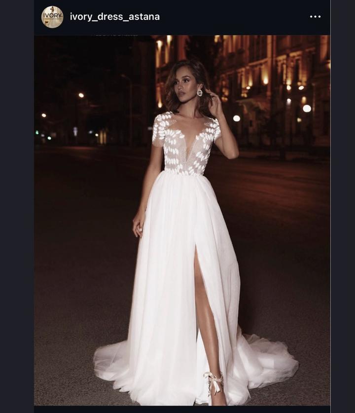 ivory Свадебное платье