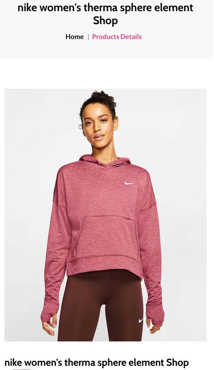 Худи Nike Therma Sphere Element