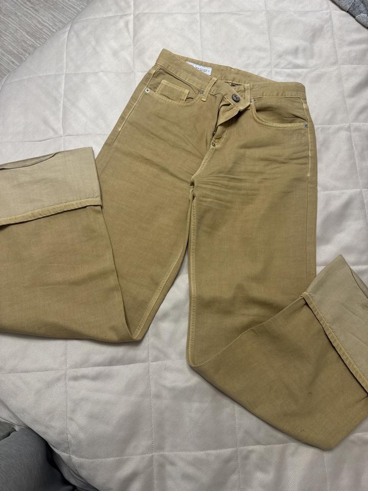 Zara Женские джинсы с отворотами