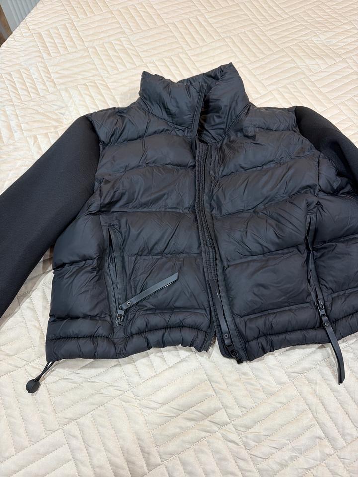 Куртка осень  ZARA черный утепленный короткий на молнии