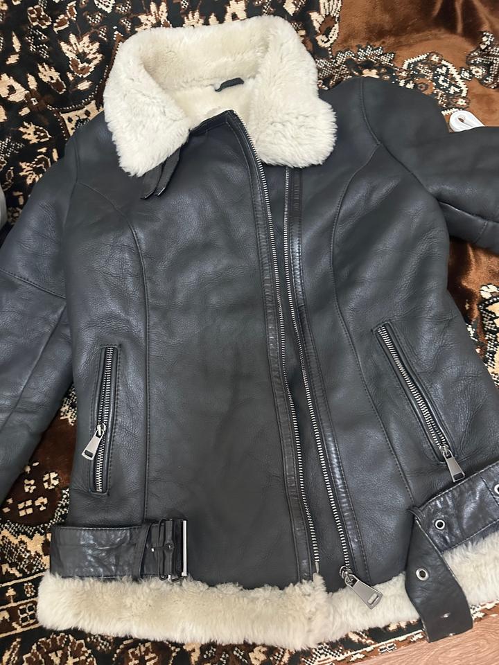 Viva Santana Leather дубленка ,натуральная,овчина, размер xs