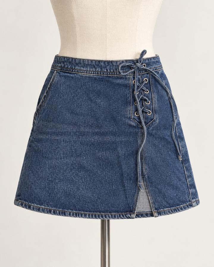 Джинсовая юбка H&M