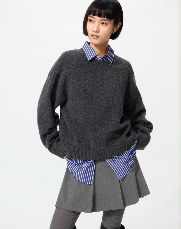 Uniqlo Серый джемпер