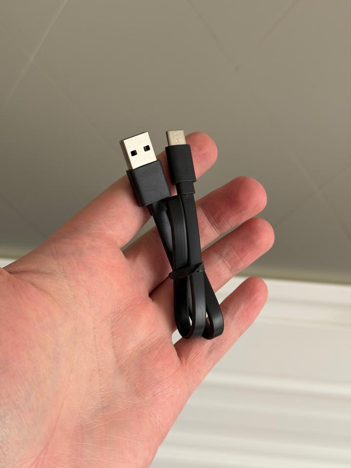 НОВЫЙ Короткий кабель Xiaomi USB-A — USB Type-C, чёрный, КОМПЛЕКТНЫЙ