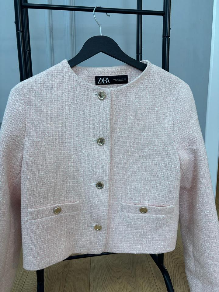 Твидовый жакет ZARA