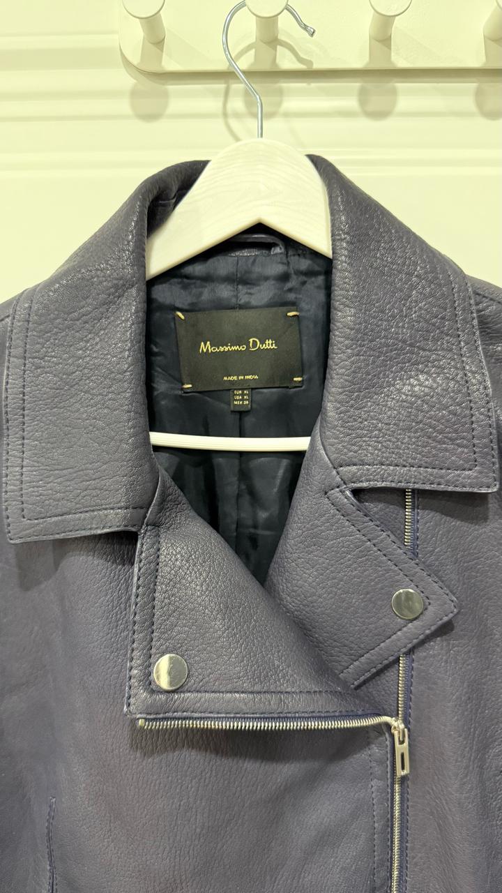 Кожаная куртка Massimo Dutti