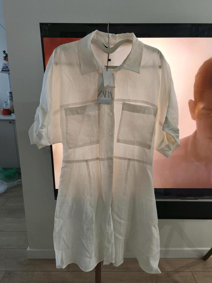 Белое платье Zara