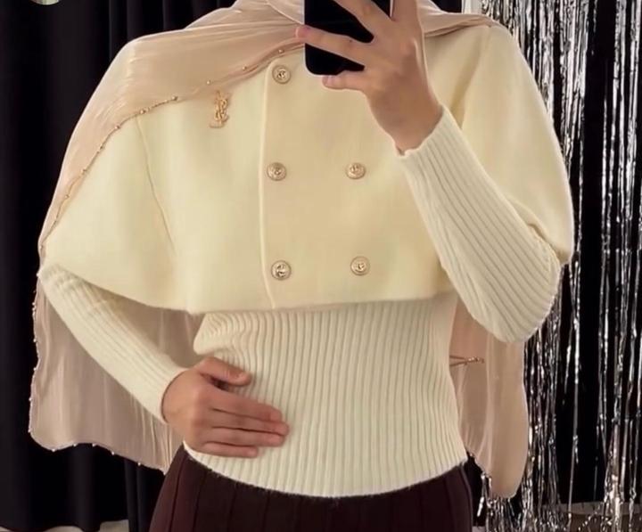 Zara Джемпер с накидкой