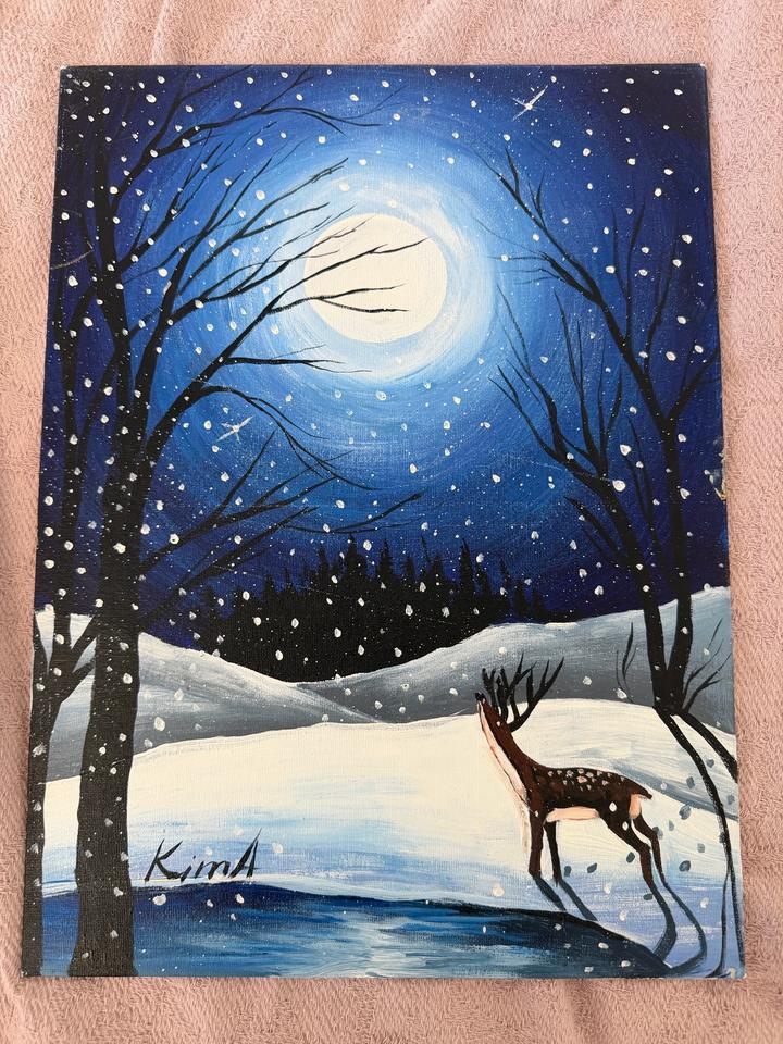 Картины акриллом,коллекция «Зима»