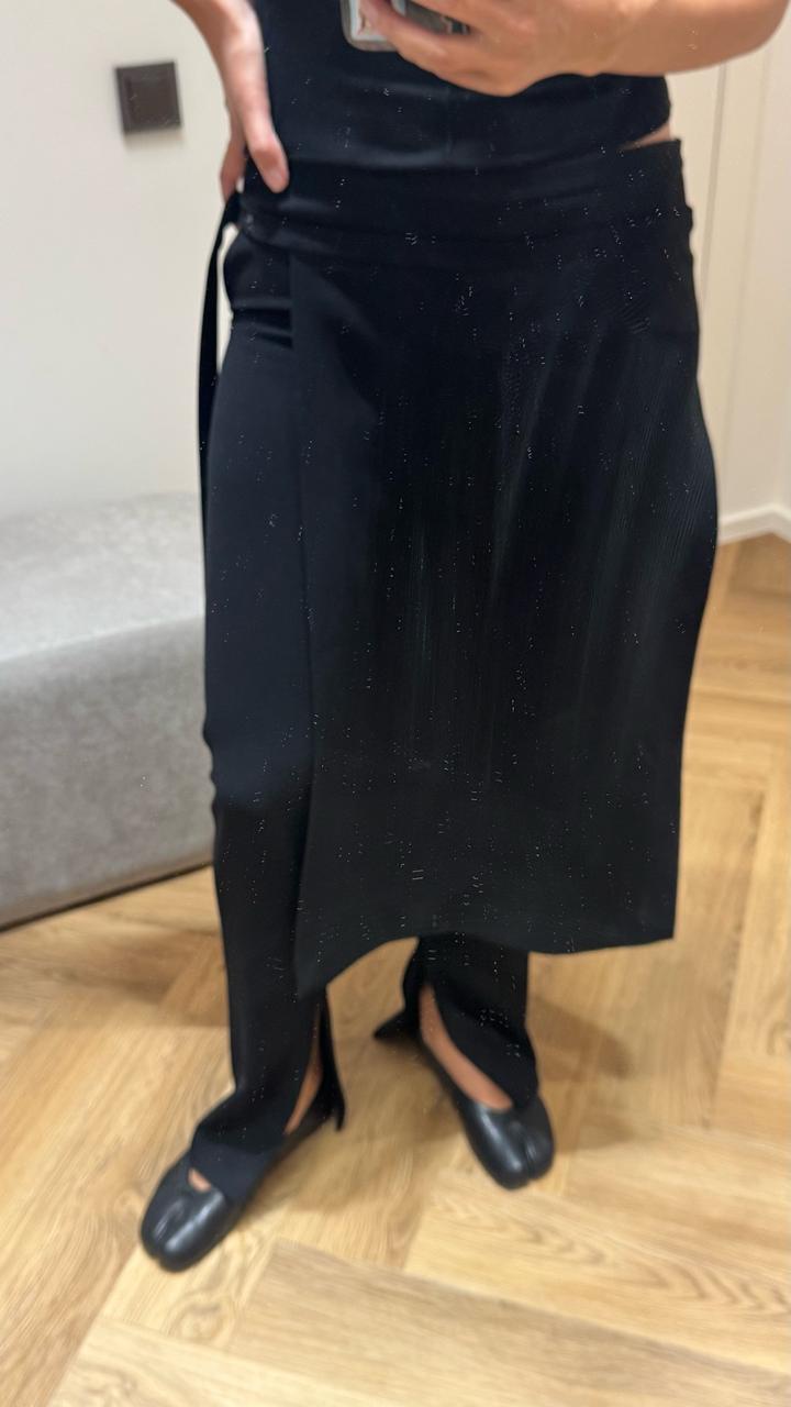 Zara брюки с юбкой
