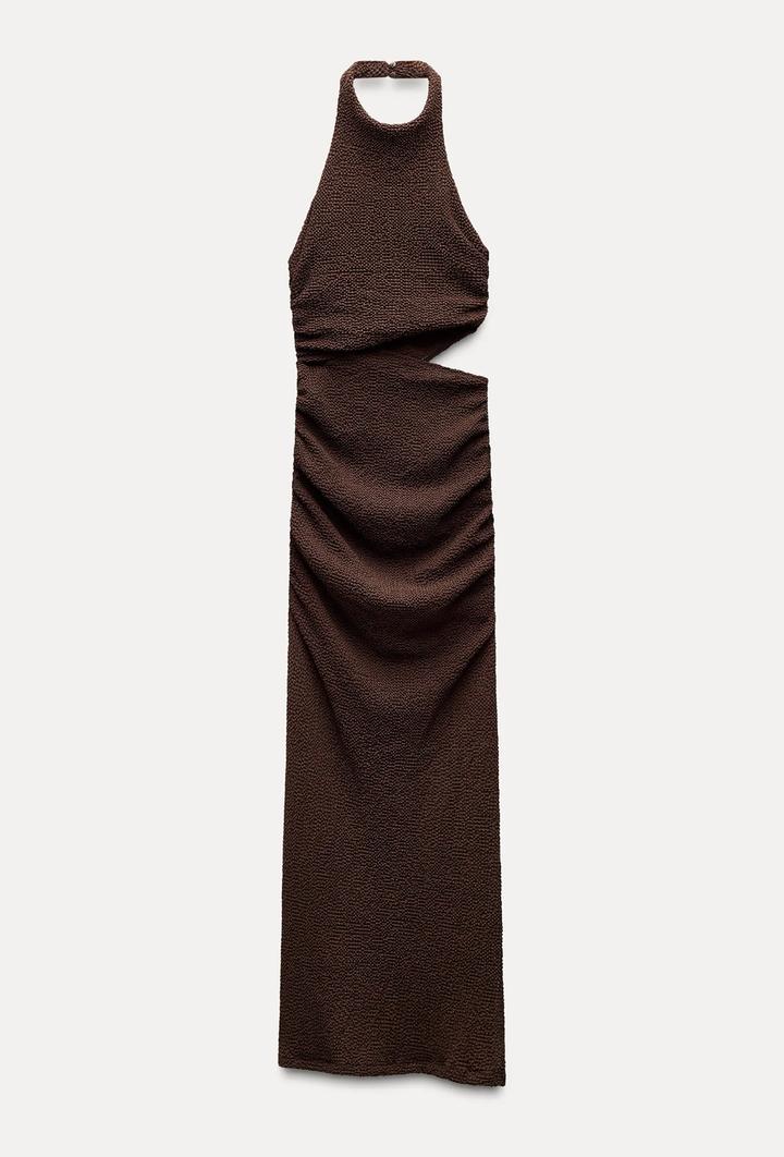 Zara Платье миди с вырезами