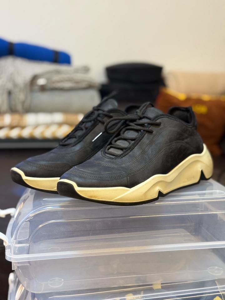 ECCO Chunky Sneaker M — кожаные кроссовки, EU 42