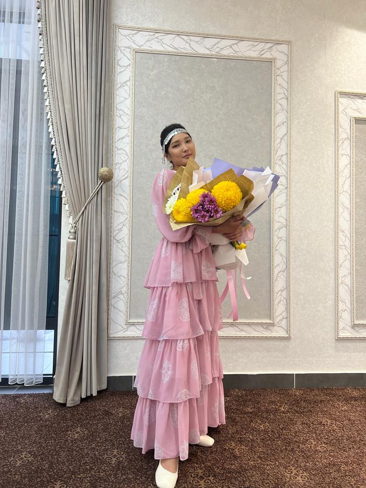 Национальное ярусное платье