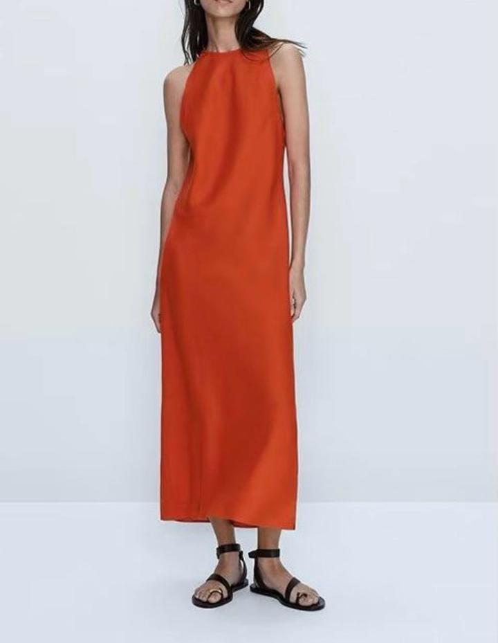 Massimo Dutti Платье лён