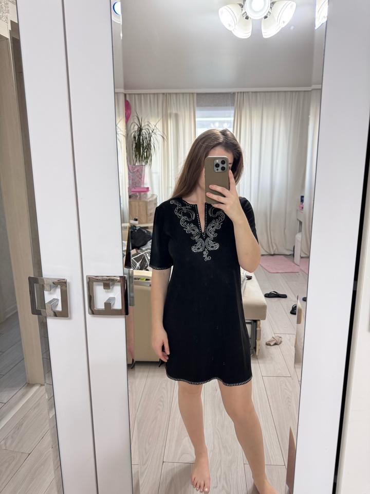 ZARA WOMAN платье из замши