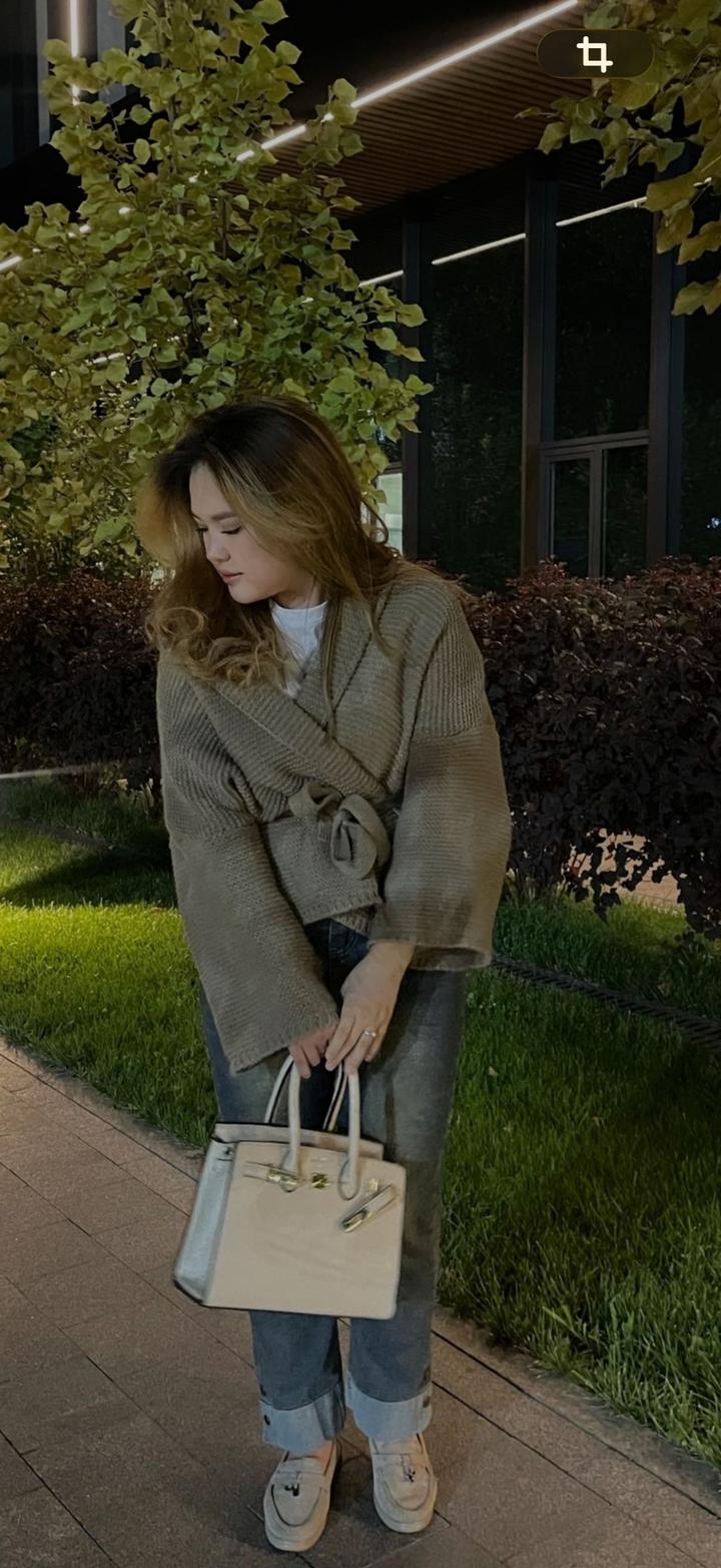Кардиган с поясом