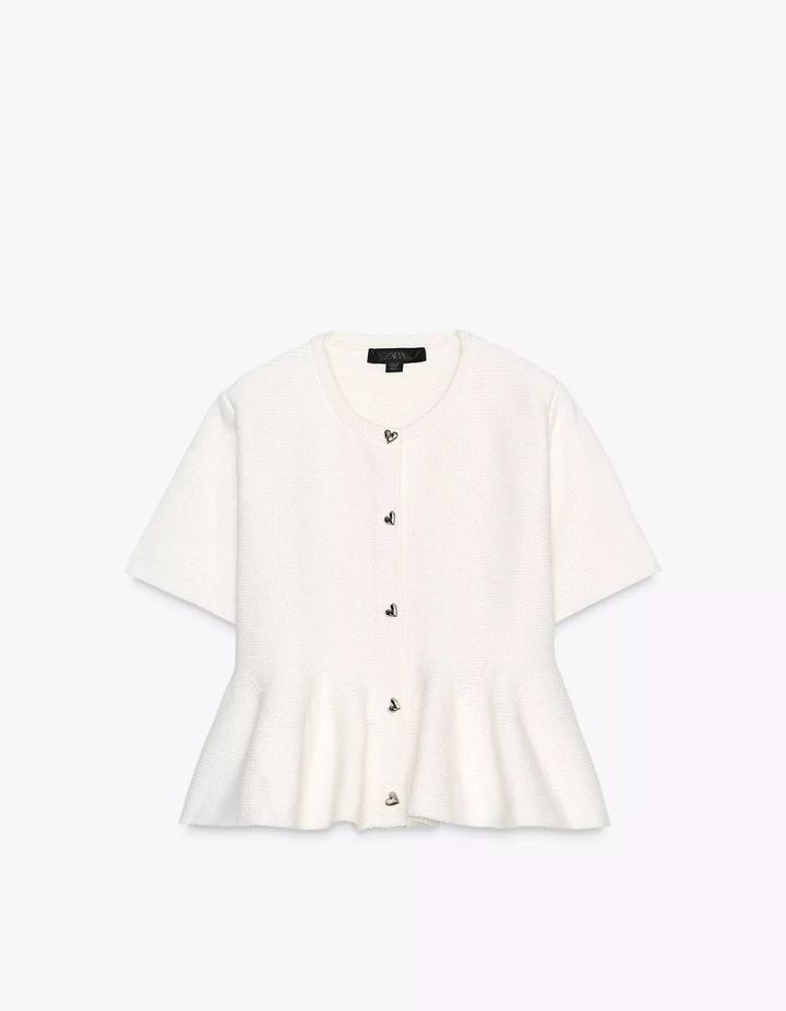 Zara Кофта с баской