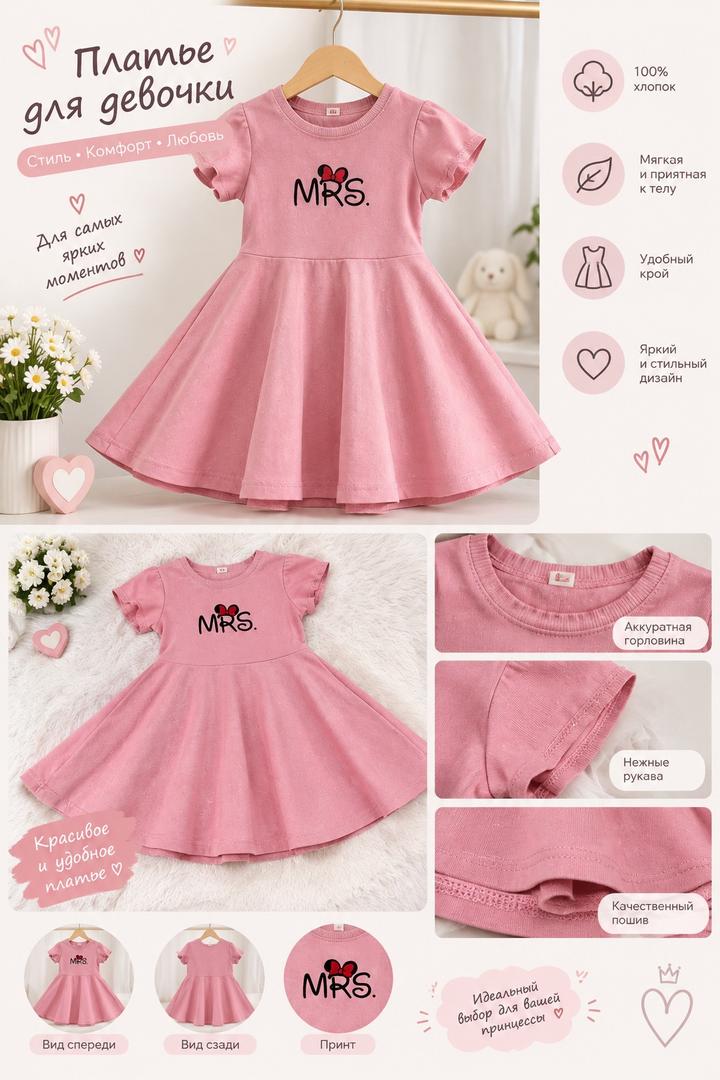 Платье для девочки 1,5–2 лет MRS.