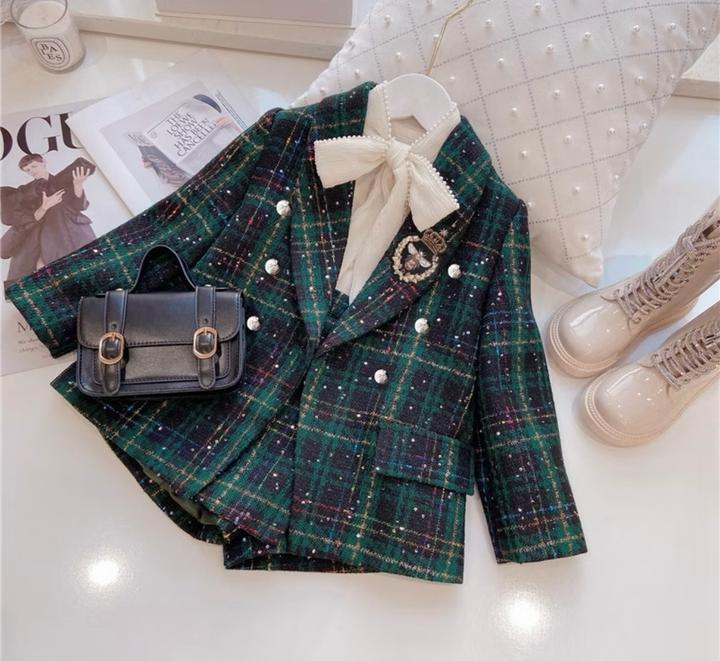 dress Твидовый костюм с пиджаком и юбкой