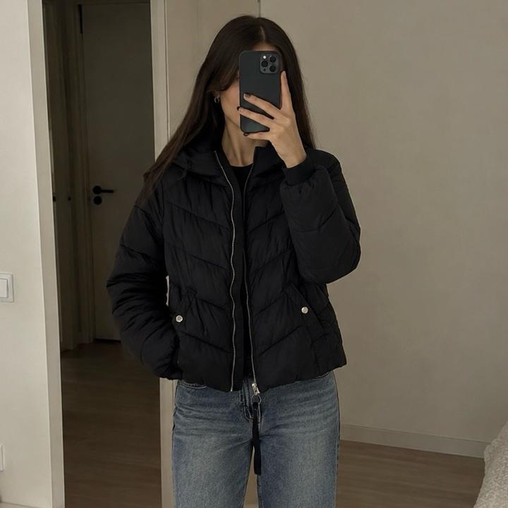 Стеганая куртка Bershka