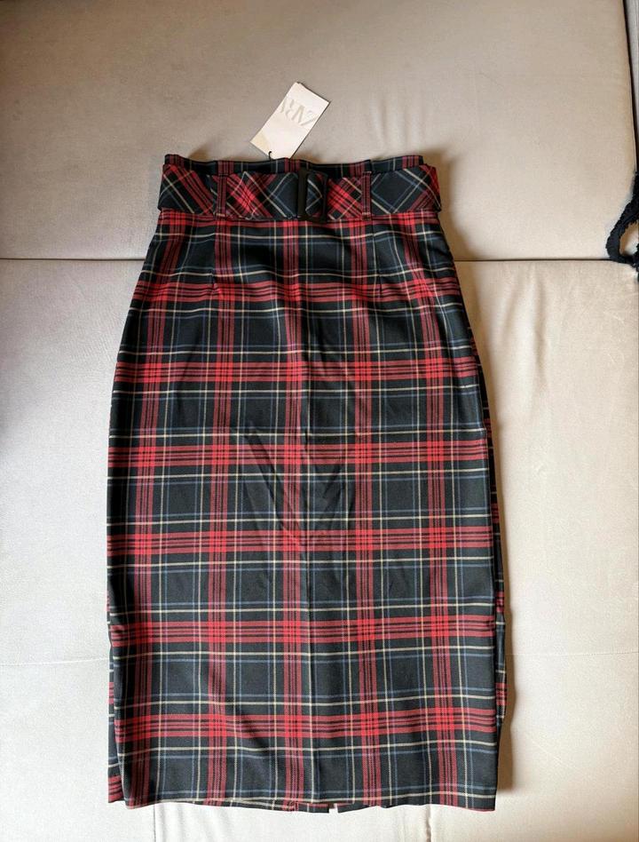 Юбка в клетку Zara