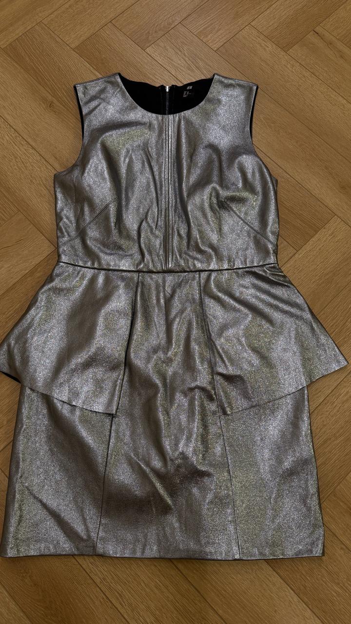 H&M Кожанное платье
