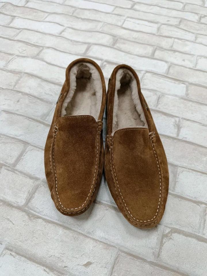 Мужские мокасины / домашние туфли Loake (UK 7 / 41 р) с мехом