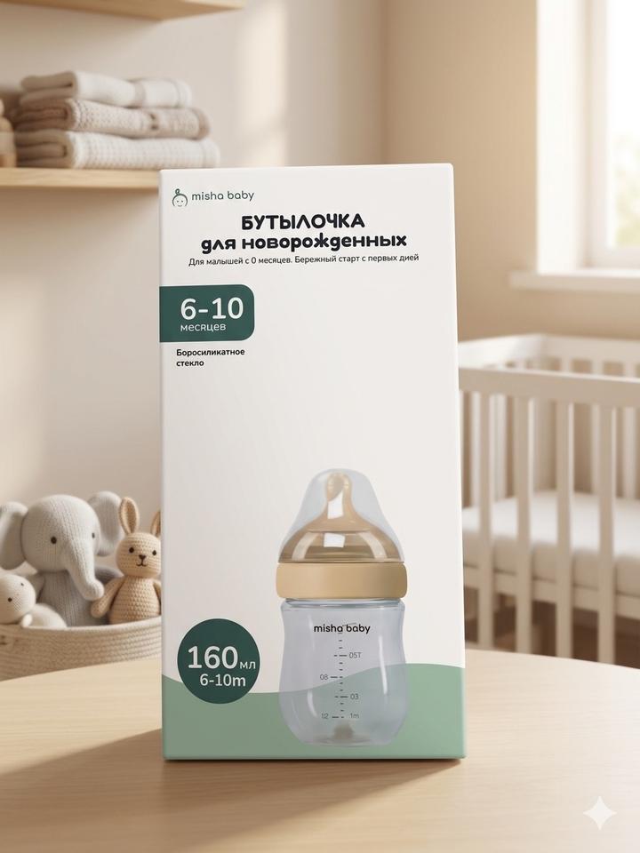 misha baby Бутылочка для кормления