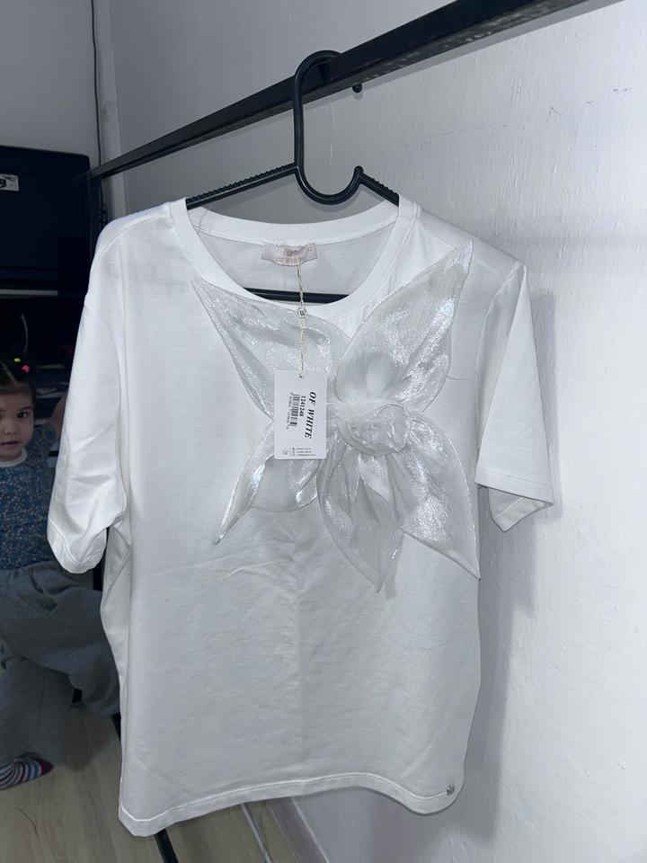 Of White EXCLUSIVE Футболка с декоративным элементом
