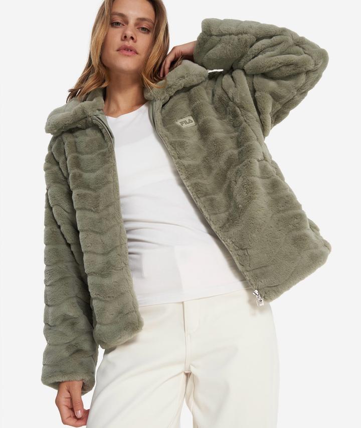 Новая куртка меховая FILA