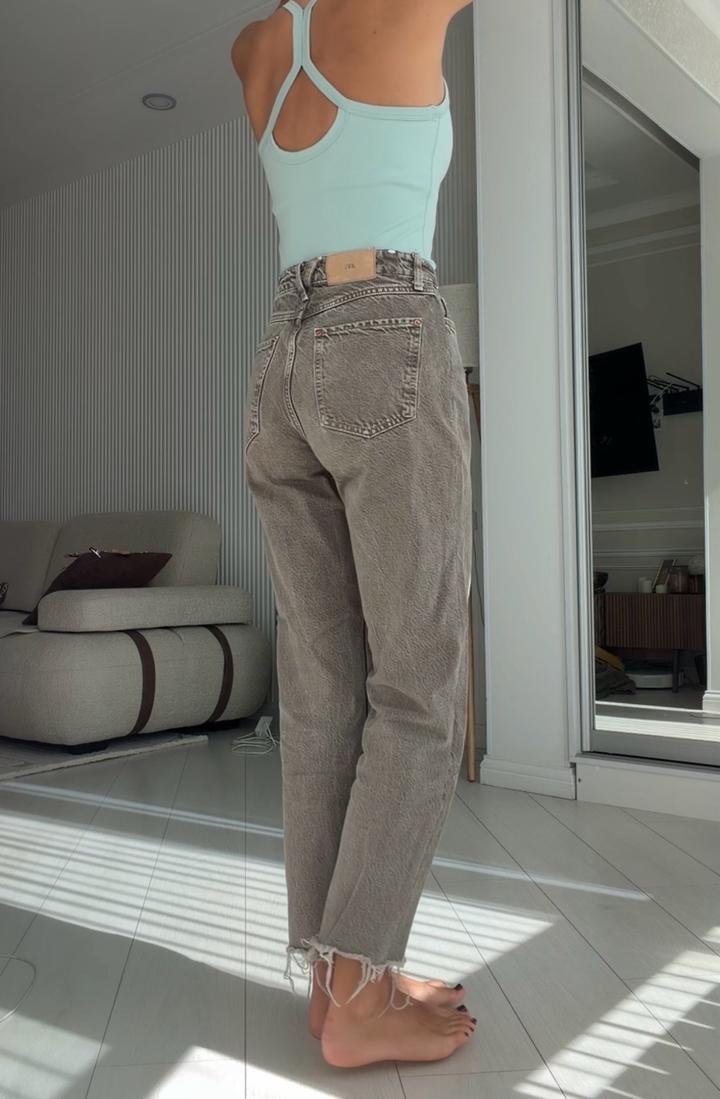 Джинсы Mom Zara