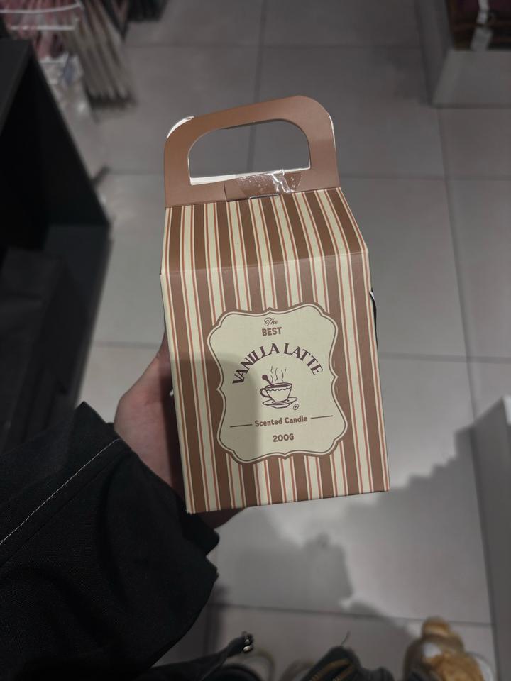 свеча ванильное латте