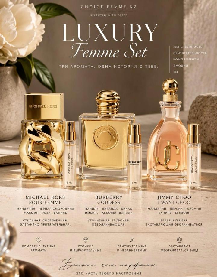 Burberry Парфюмерный набор и 3 подарка