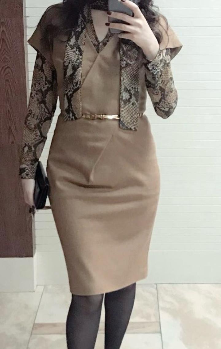 Escada платье шерстяное