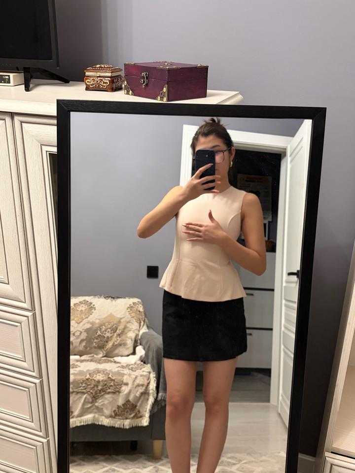 H&M топ в нежно розовом цвете