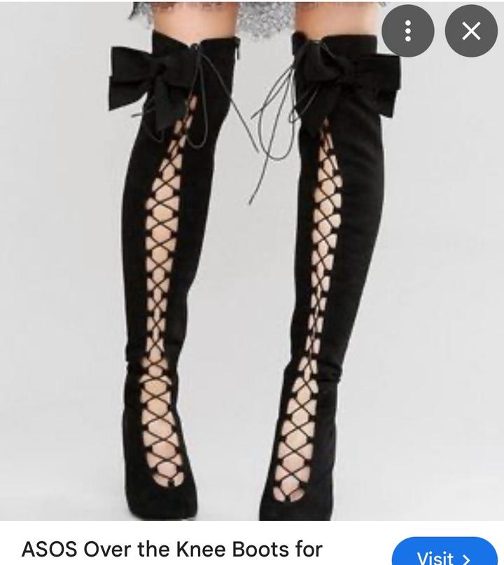 ASOS Ботфорты на шнуровке