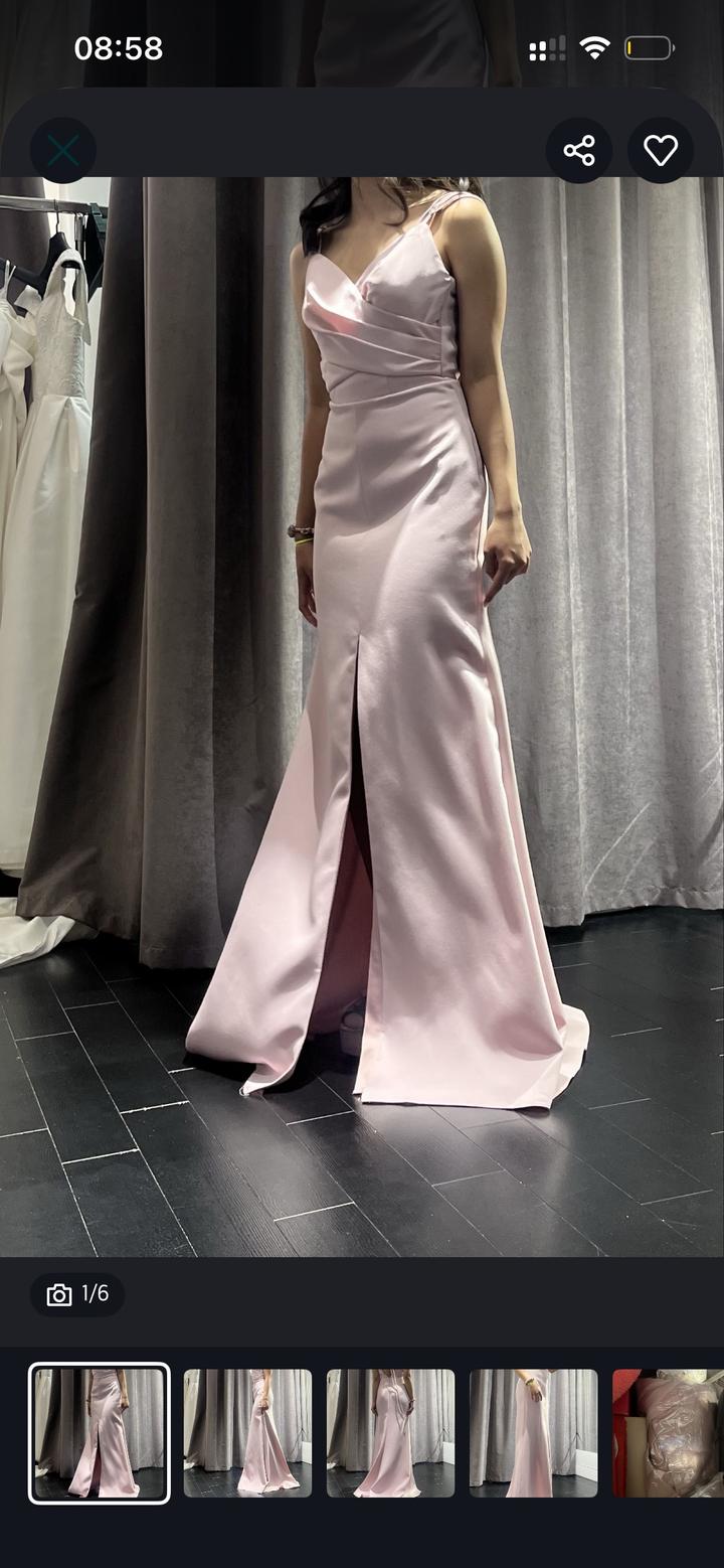 Emilia Sposa Вечернее платье макси с разрезом
