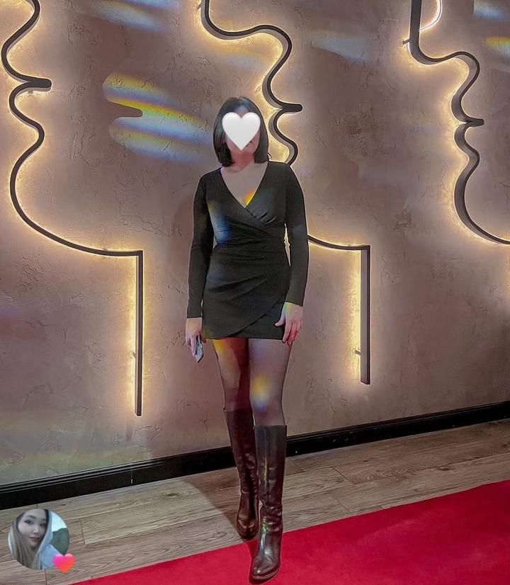 Черное мини платье Zara