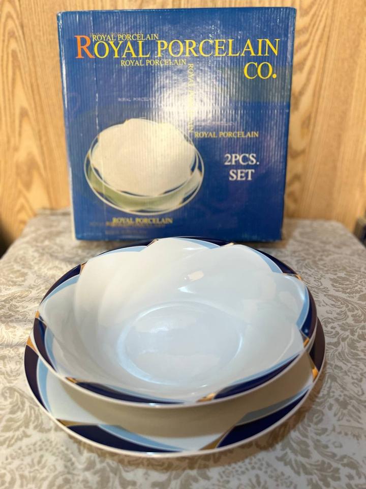 Royal Porcelain Co Набор фарфоровой посуды из 2 предметов