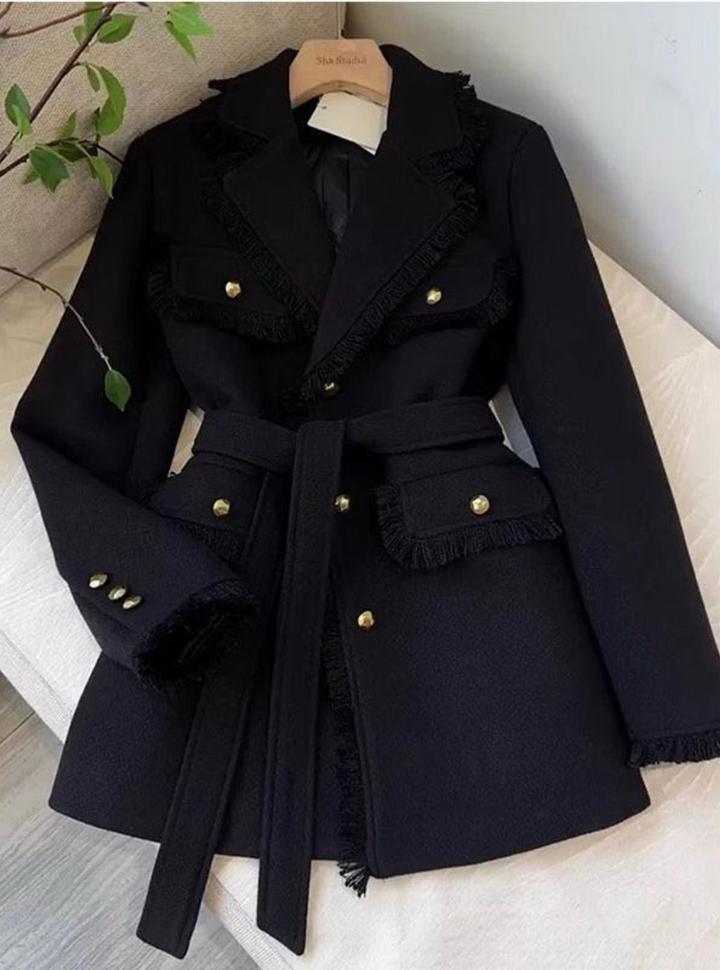 Acne Studios Sha Studio пальто с бахромой