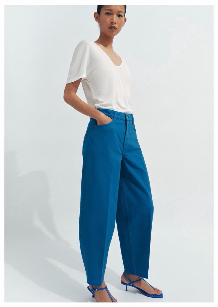Zara Синие джинсы баллоны