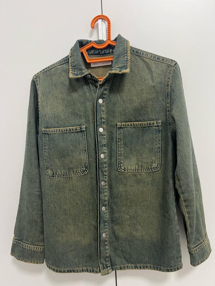 Джинсовая рубашка ZARA